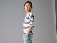 Kids ONLY birch/vintage indigo stribet bluse